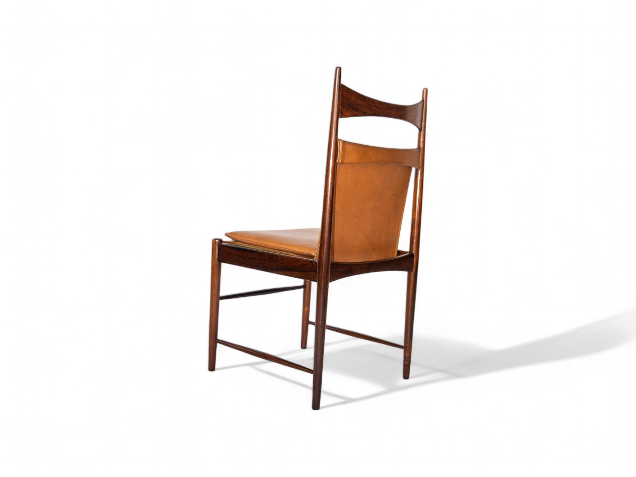 16 Brazilian Modern “Cantu Alta” Dining Chairs by Sergio Rodrigues, 1960s For Sale 9