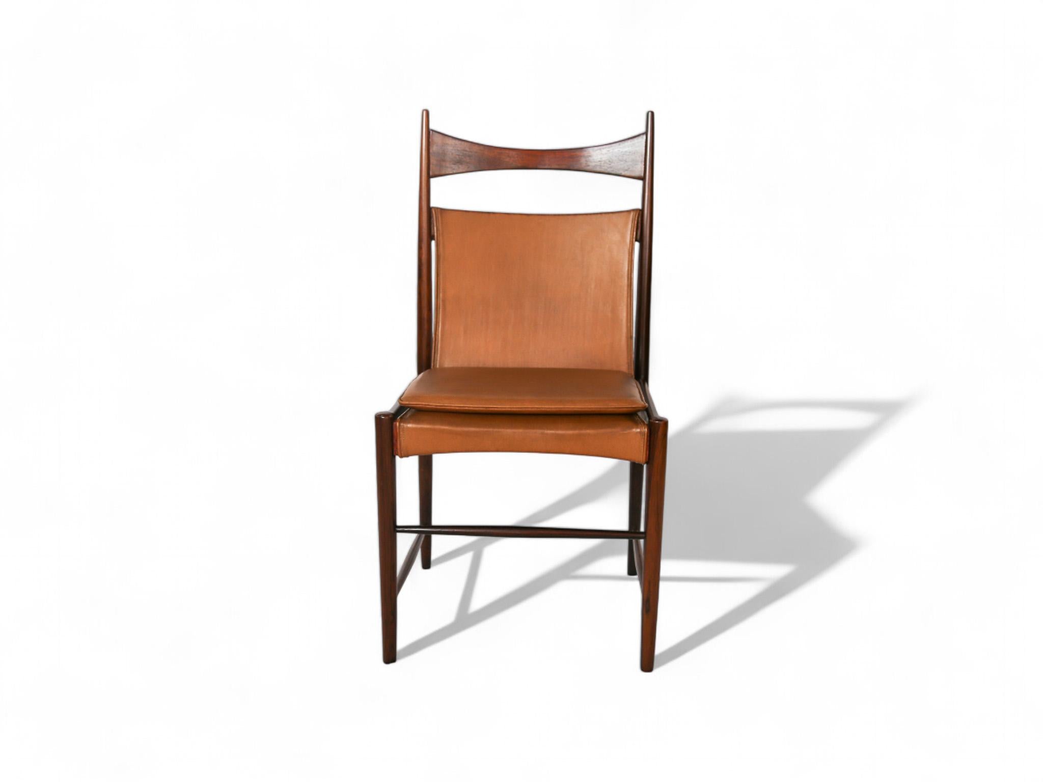 16 Brazilian Modern “Cantu Alta” Dining Chairs by Sergio Rodrigues, 1960s For Sale 11