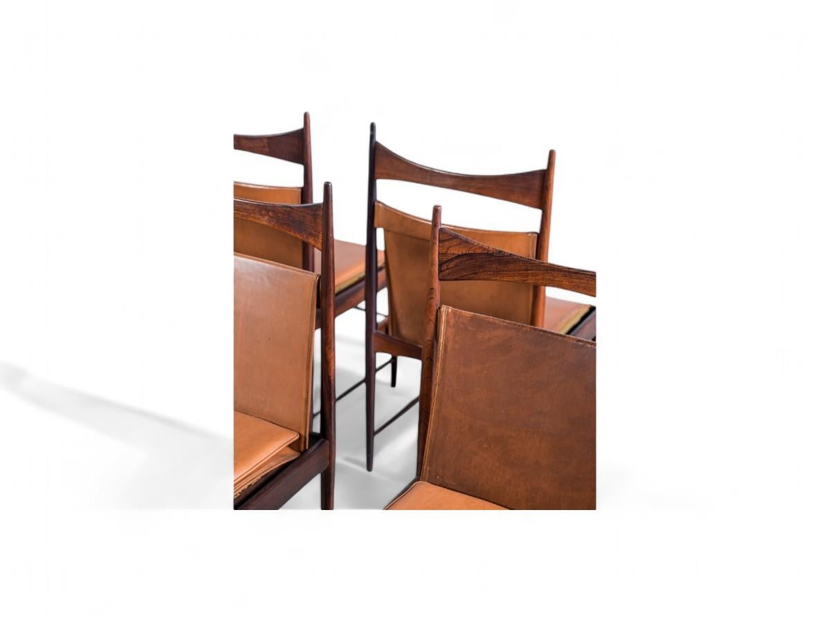 16 Brazilian Modern “Cantu Alta” Dining Chairs by Sergio Rodrigues, 1960s In Good Condition For Sale In New York, NY
