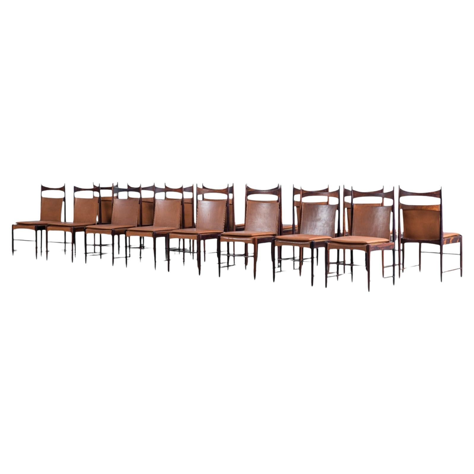Available today, with domestic shipping in NYC metro area included, this sixteen Brazilian Modern “Cantu Alta” Dining Chair by Sergio Rodrigues, 1960s are nothing less than gorgeous!  

The name of this chair model is “Cantu Alta,” which Rodrigues
