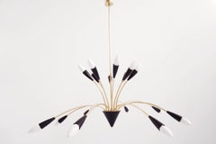 16 Bulbs Chandelier by BAG Turgi, 1950