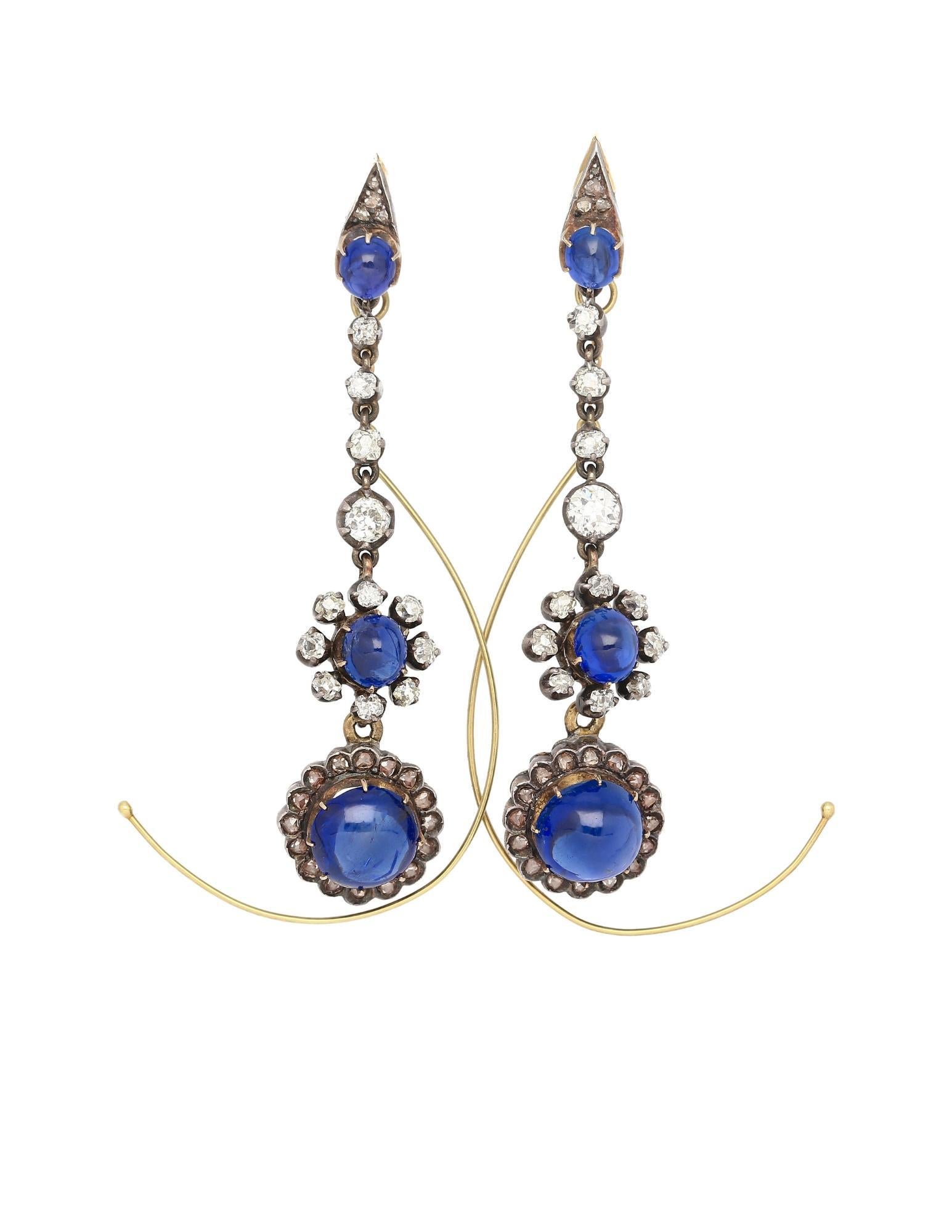 Jewelry Details:
Item Type: Earrings
Metal Type: 14K White Gold
Weight: 15.54 grams
Center Stone Details:
Gemstone Type: Sapphire
Origin: Burma
Treatment: No Heat
Certification: AGL Certified
Certificate Number: 1098150
Carat: 16 Carats