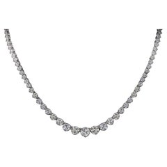 16 Carat Carat Riviera Diamond Tennis Necklace