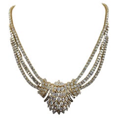 16 Carat Cocktail Diamonds Necklace, meticulously crafted