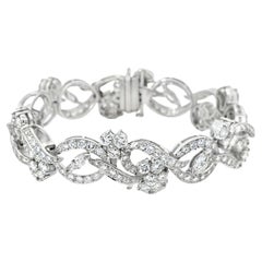 Pulsera de diamantes 16 quilates Platino
