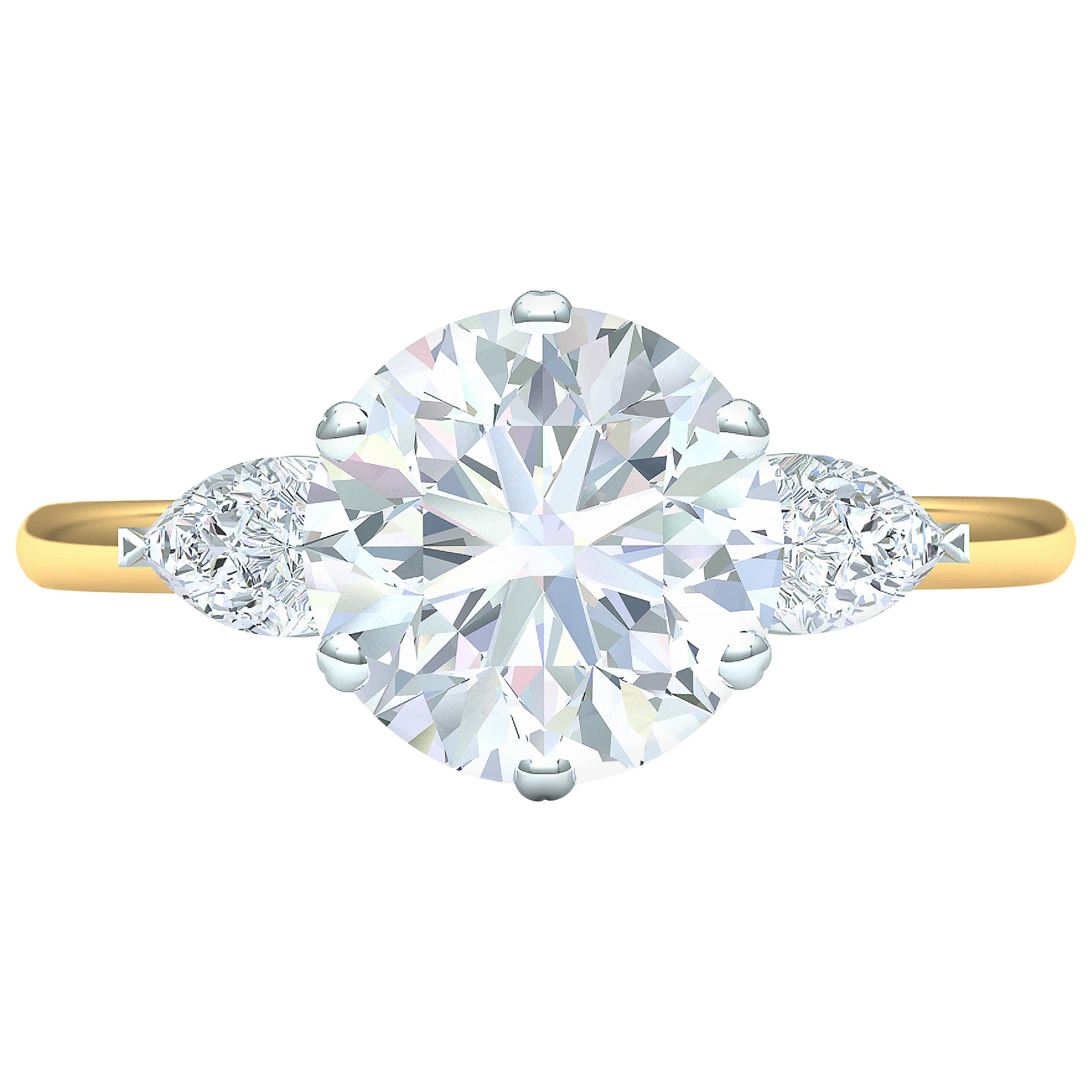 1.6 Carat GIA Certified G VVS2 Engagement Ring