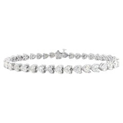 16 Carat Heart Shape Cut Diamonds Bracelet