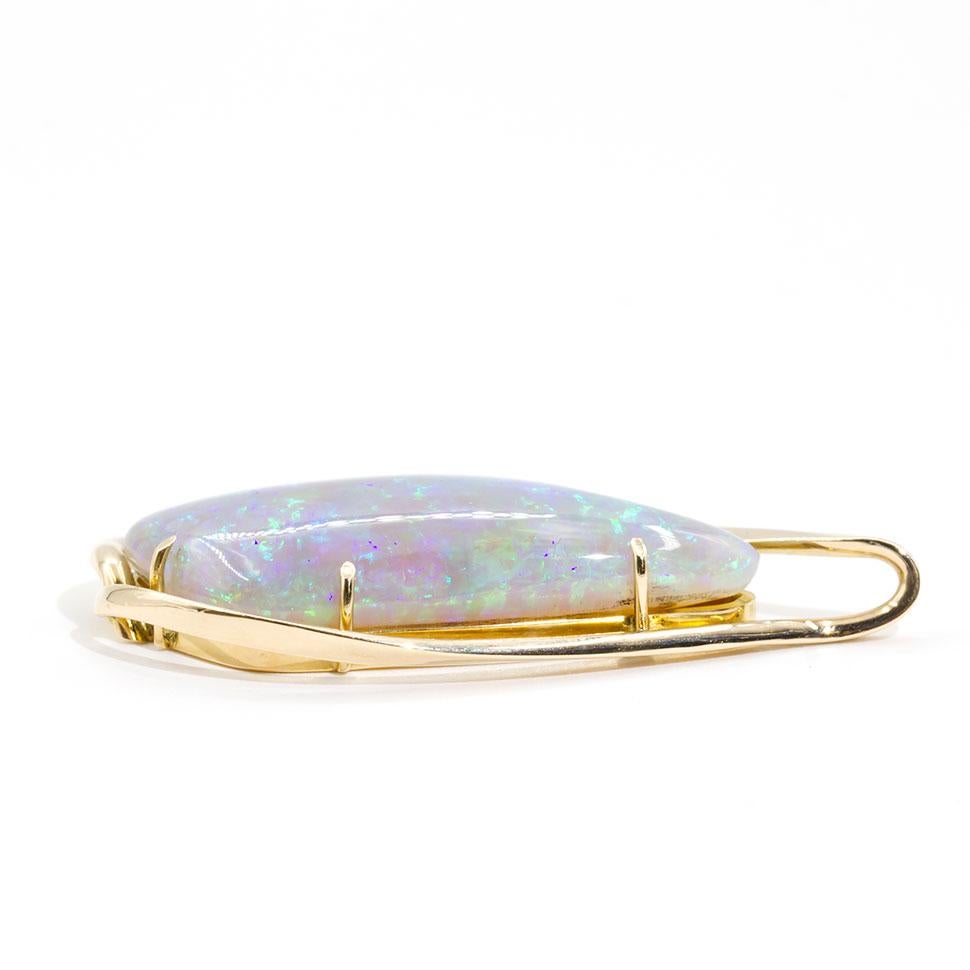 crystal opal pendant