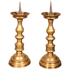 16th Century Pair of Candlesticks North of Italy