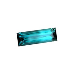 1,6 carati di tormalina bicolore verde bluastro e blu mare per gioielli 12 mm