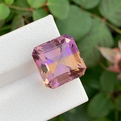 16 Cts Natural Ametrine Loose Bicolor Gemstone for Ring, Pendant Jewelry