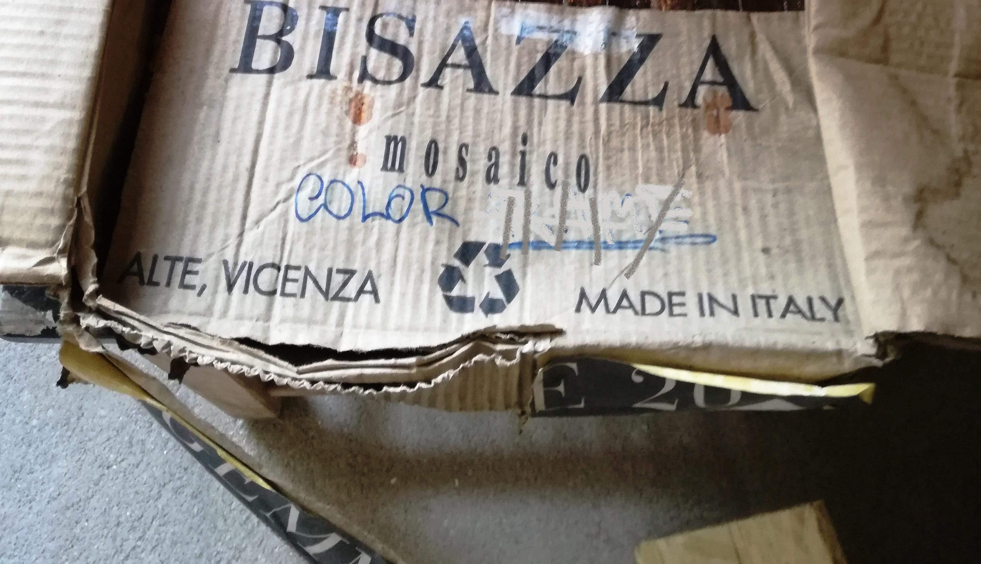 Céramique 16 mosaïque fogli Bisazza nero, années 90 en vente