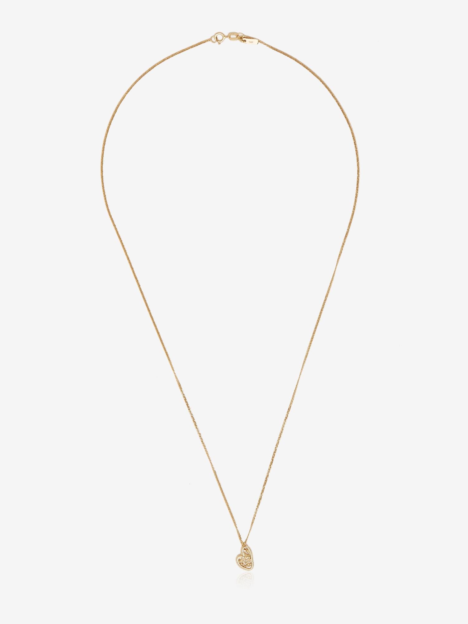 Wear your heart close to you with this contemporary heart necklace. Hanging from our silky vintage foxtail chain this pendant can be worn layered, as your main piece, or paired with our Ame earrings for a matching set. Makes a great gift piece.
•