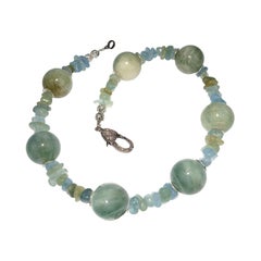 Gemjunky Aquamarine Choker Necklace March Birthstone