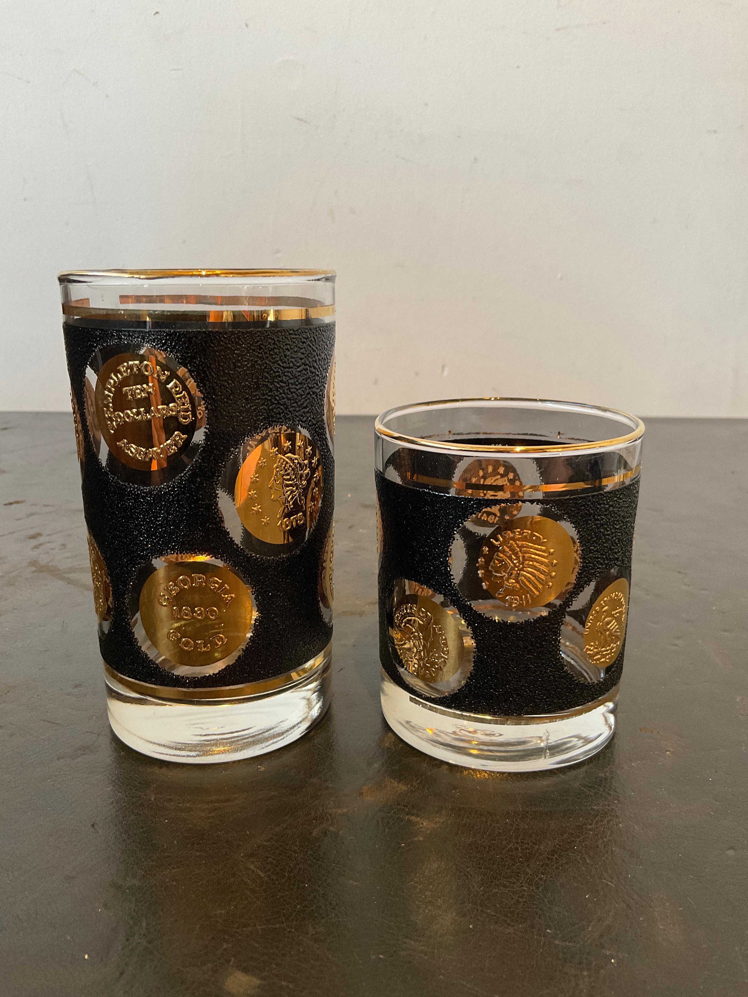 16 verres de bar Libbey Bon état - En vente à Tarrytown, NY