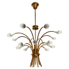 16 Light Botanical Chandelier