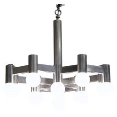 16 Light Chandelier Attributed to Gaetano Sciolari