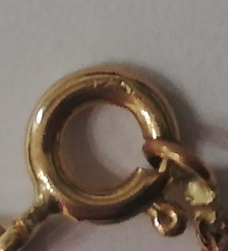 Perle grigie da 16 mm,  Collana con diamanti, oro rosa e argento. in vendita 2