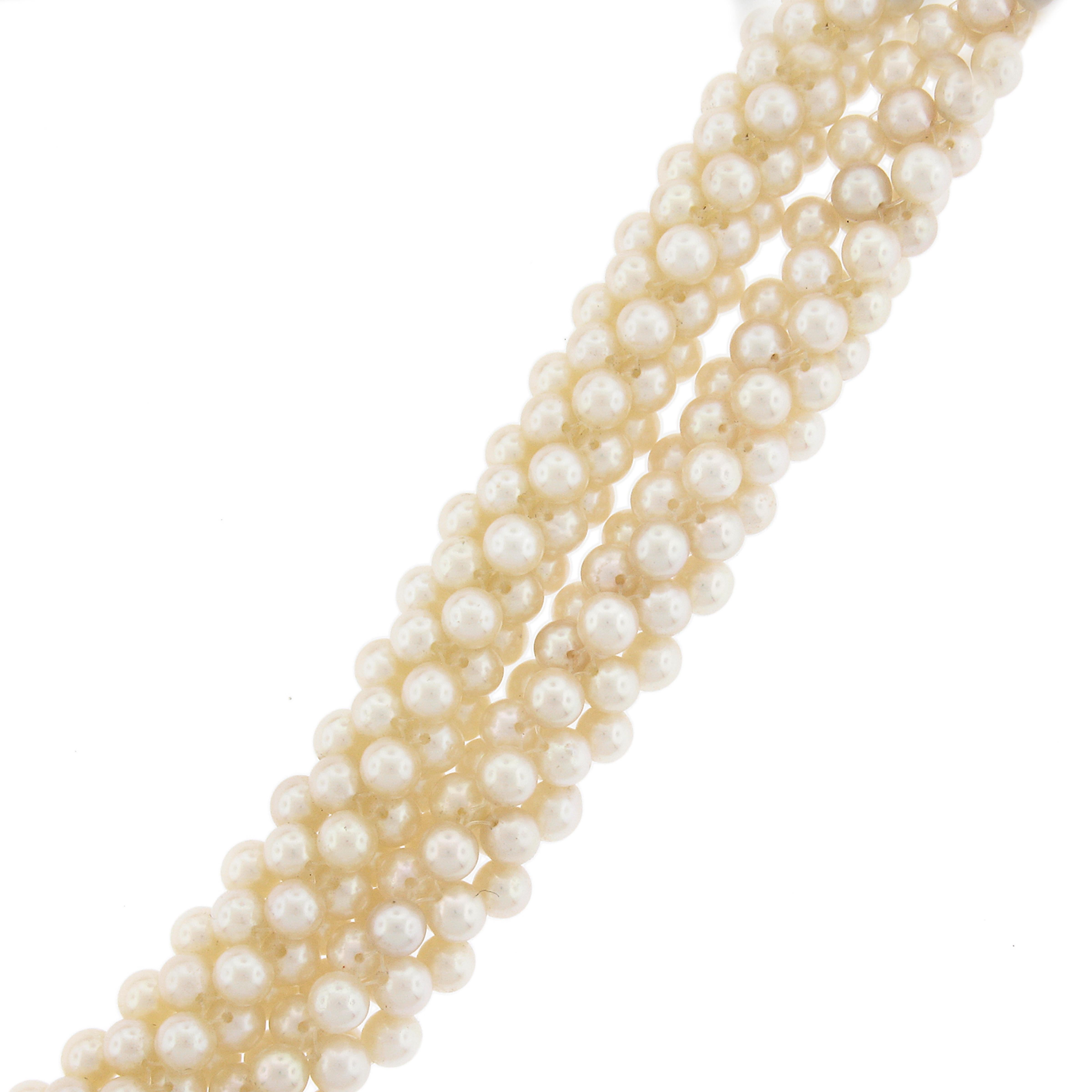 Collana di perle a più fili da 16