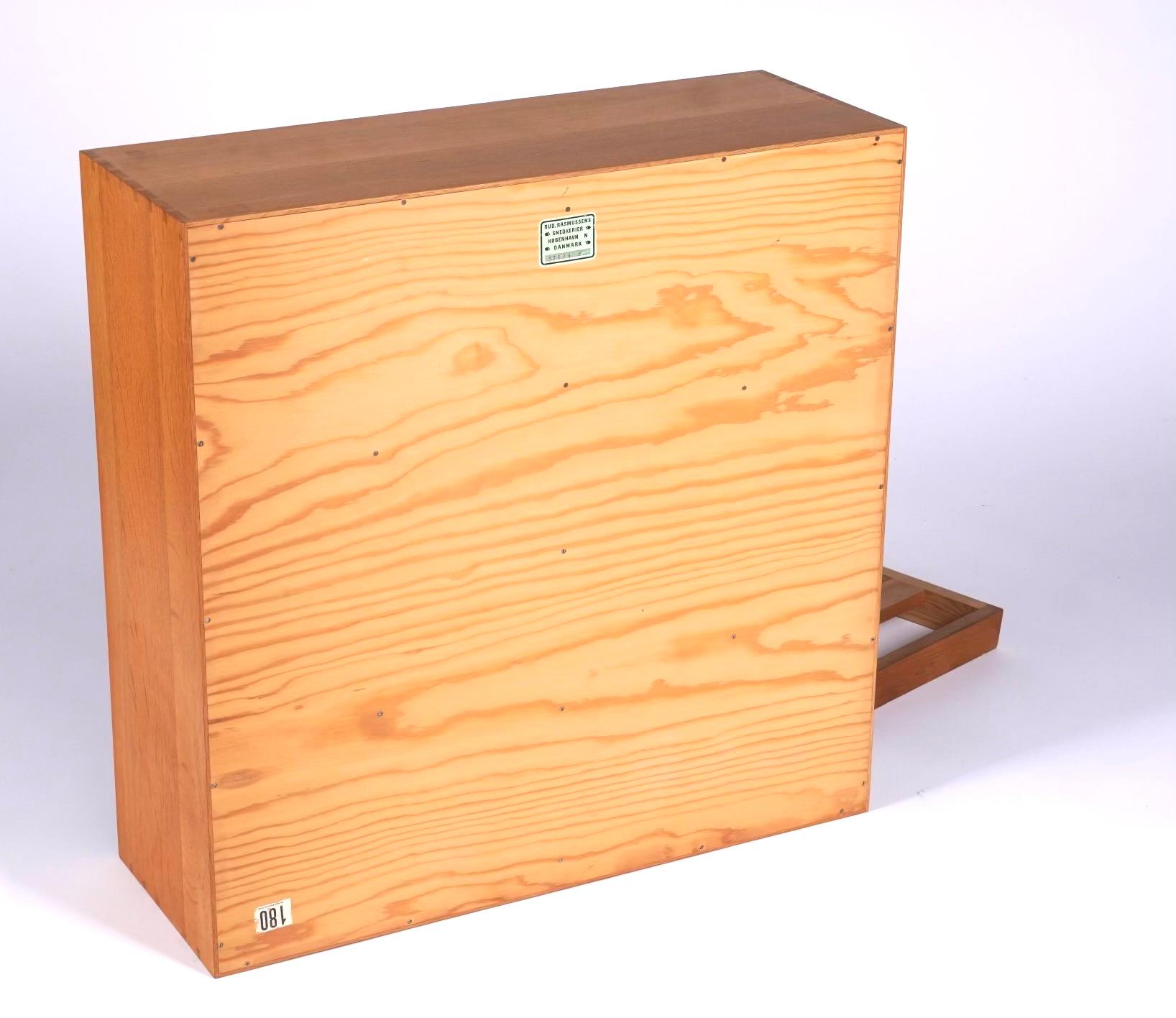 16-piece Oak Bookcase System by Mogens Koch for Rud. Rasmussen 1
