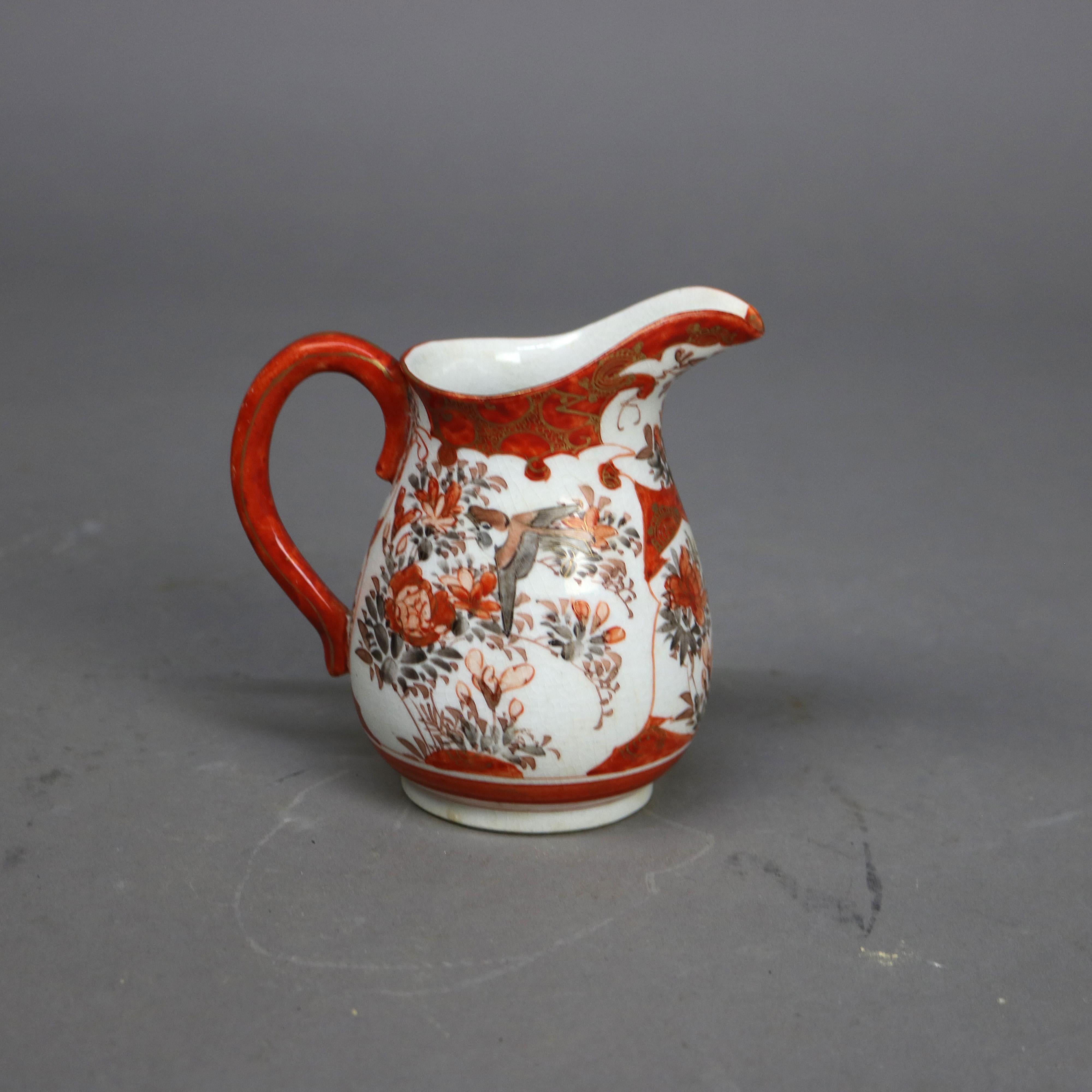 16 pezzi di porcellana giapponese Kutani con figure C1890 in vendita 7