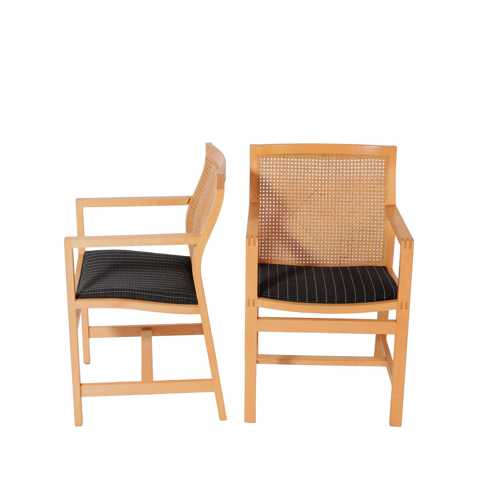 Scandinavian Modern 12 Rud Thygesen & Johnny Sorensen Armchairs for Botium For Sale