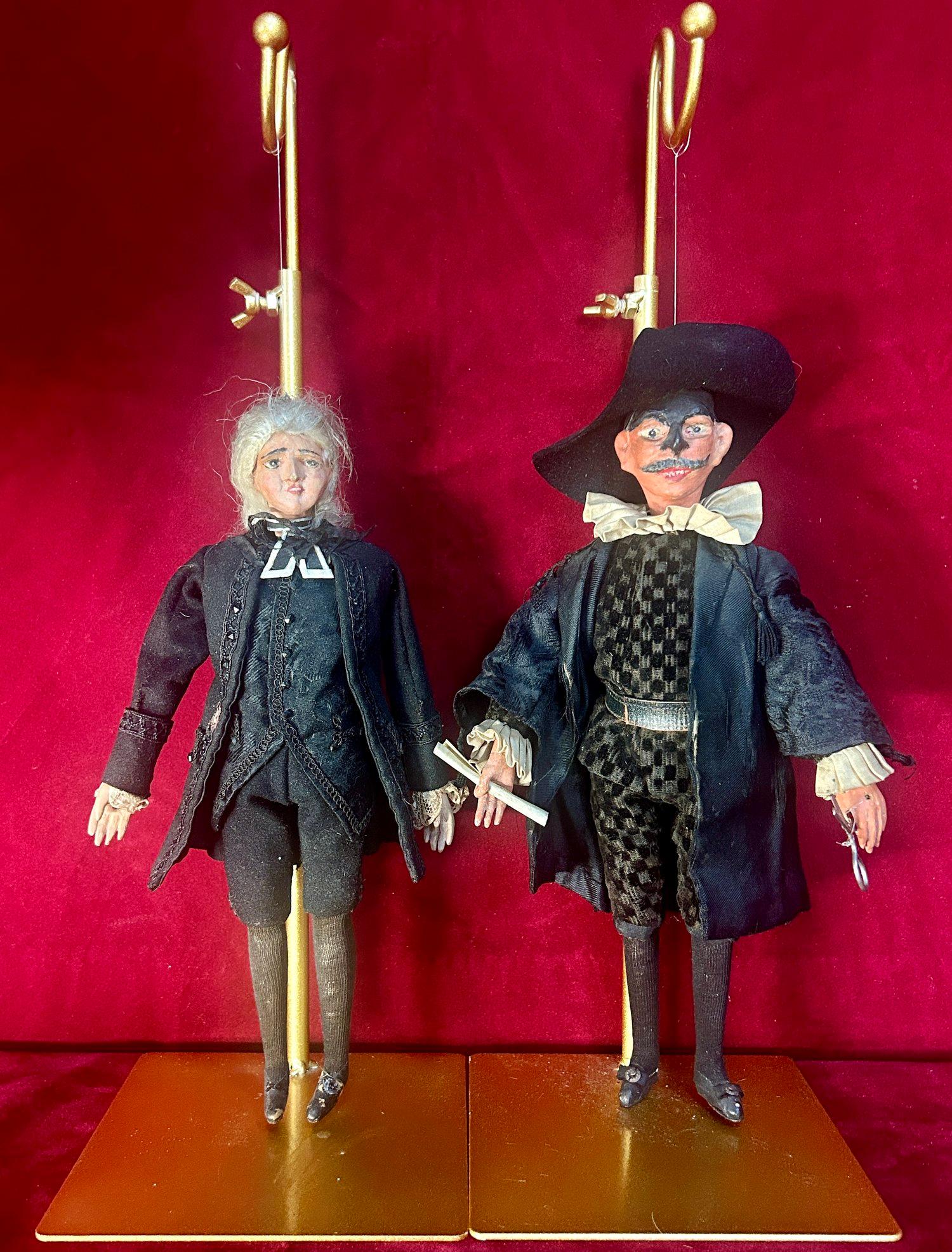 16 x Venezianische Marionettenpuppen aus dem 18. Jahrhundert aus dem Commedia dell'arte Theater im Angebot 4