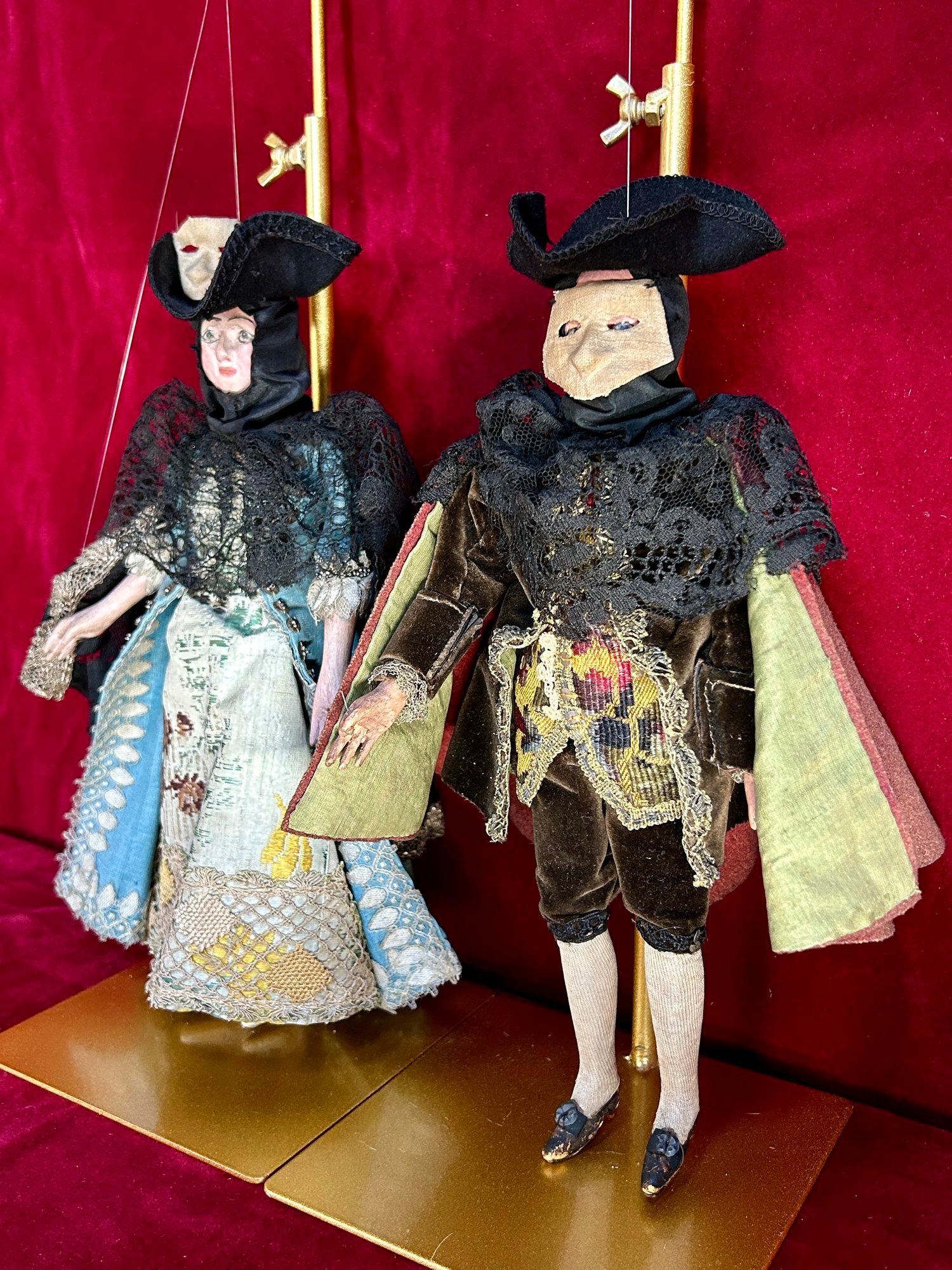 16 x Venezianische Marionettenpuppen aus dem 18. Jahrhundert aus dem Commedia dell'arte Theater im Angebot 7