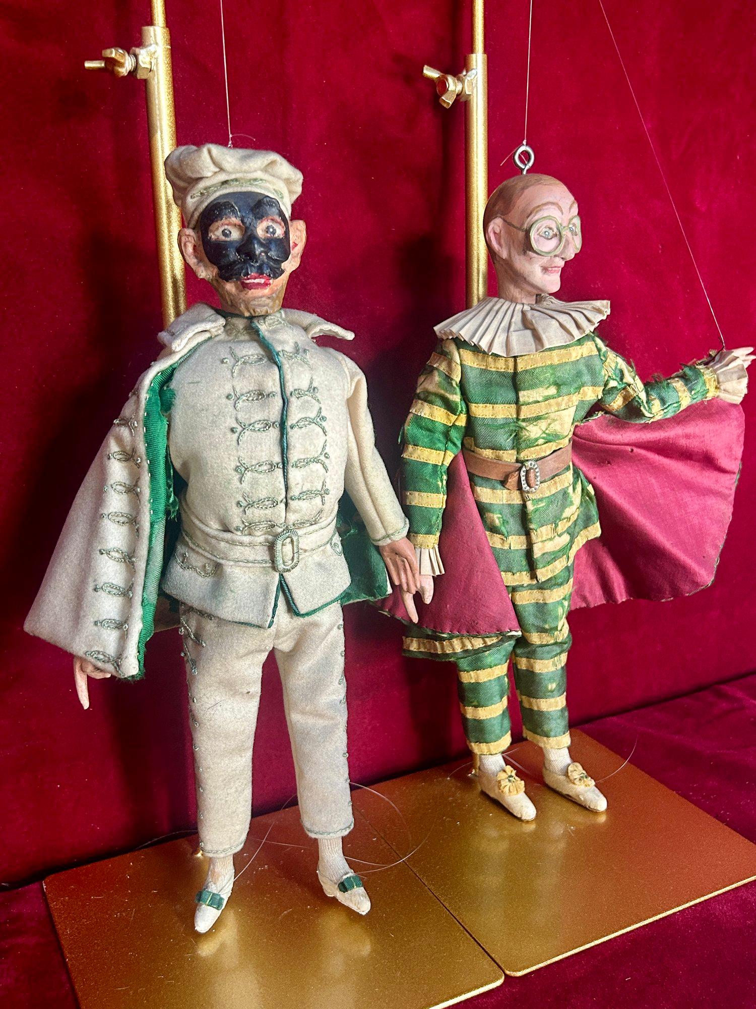 16 x Venezianische Marionettenpuppen aus dem 18. Jahrhundert aus dem Commedia dell'arte Theater im Angebot 9