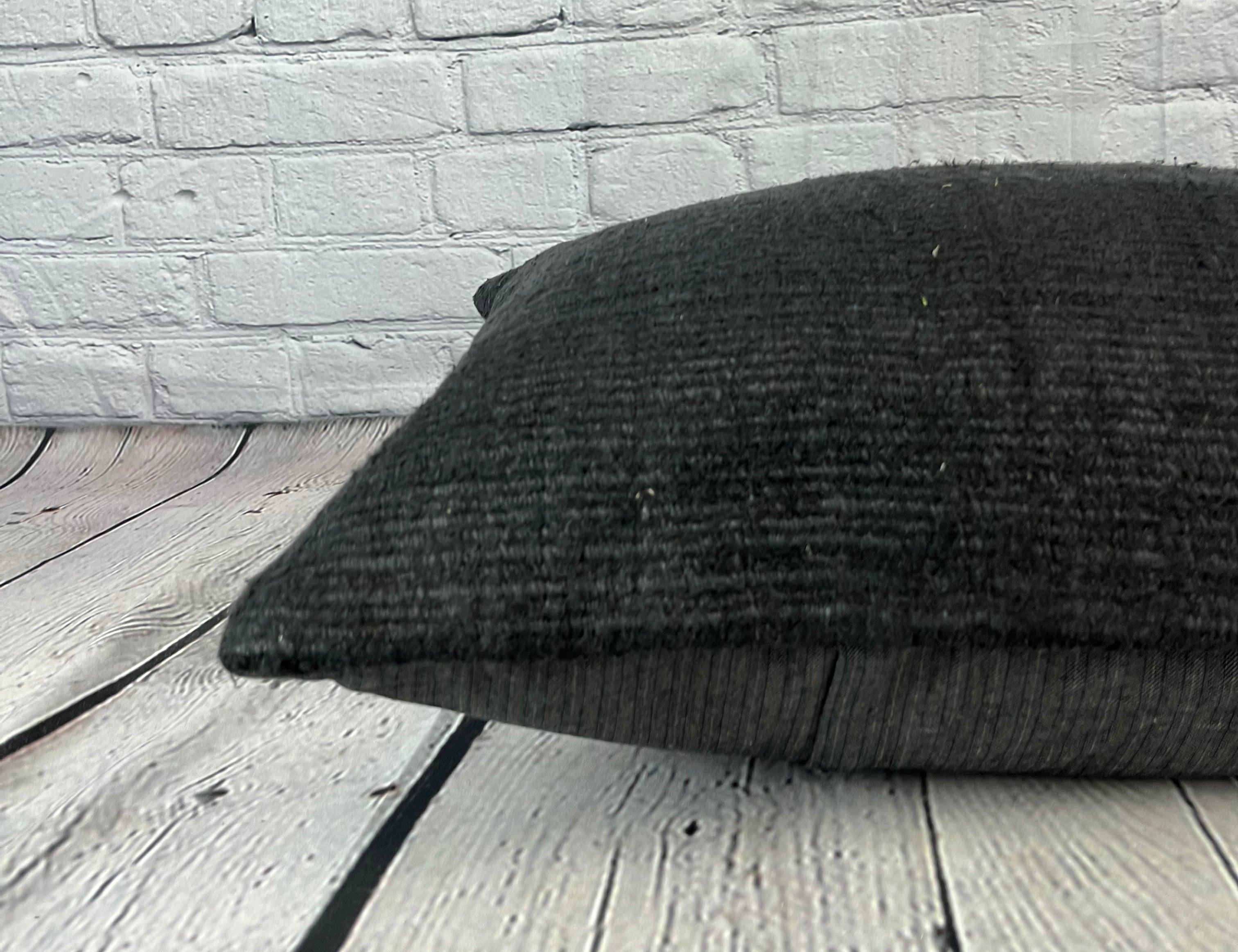 16 x 24 Cuscino Hempe Cuscino Turco Nature Cuscino Nero Copri Cuscino #6053 In condizioni Nuovo in vendita a Houston, TX