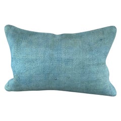Coussin d'oreiller turc coussin bleu naturel 16 x 24 n° 6208