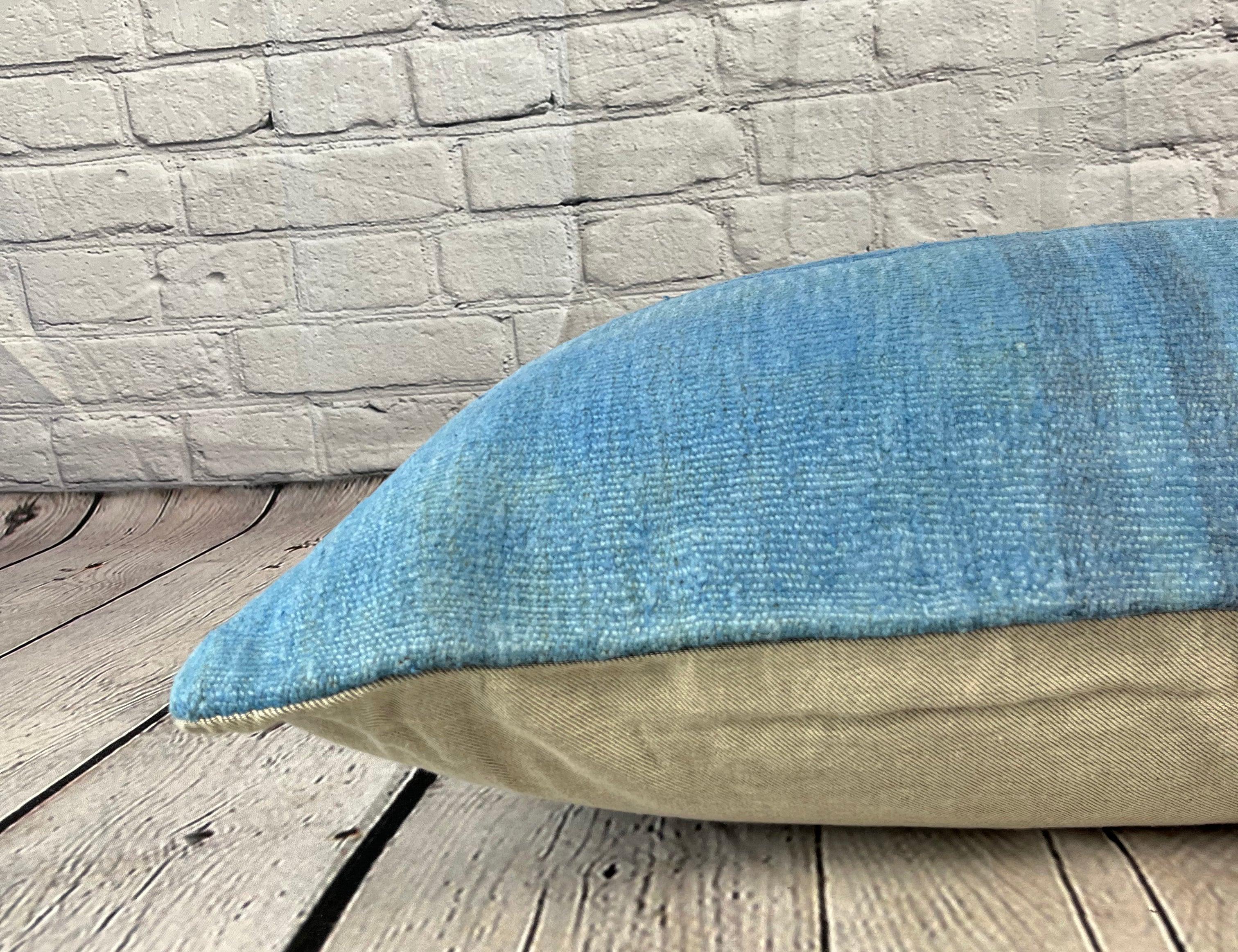 16 x 24 Cuscino Hempe Cuscino Turco Nature Blu Cuscino Copri Cuscino #6223 In condizioni Nuovo in vendita a Houston, TX