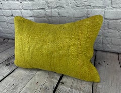 16 x 24 Hemp Pillow Turkish Cushion Natural Green Pillow Cushion Cover #6367