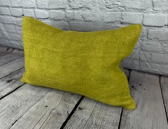 16 x 24 Hemp Pillow Turkish Cushion Natural Green Pillow Cushion Cover #6379