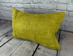 16 x 24 Hemp Pillow Turkish Cushion Natural Green Pillow Cushion Cover #6384