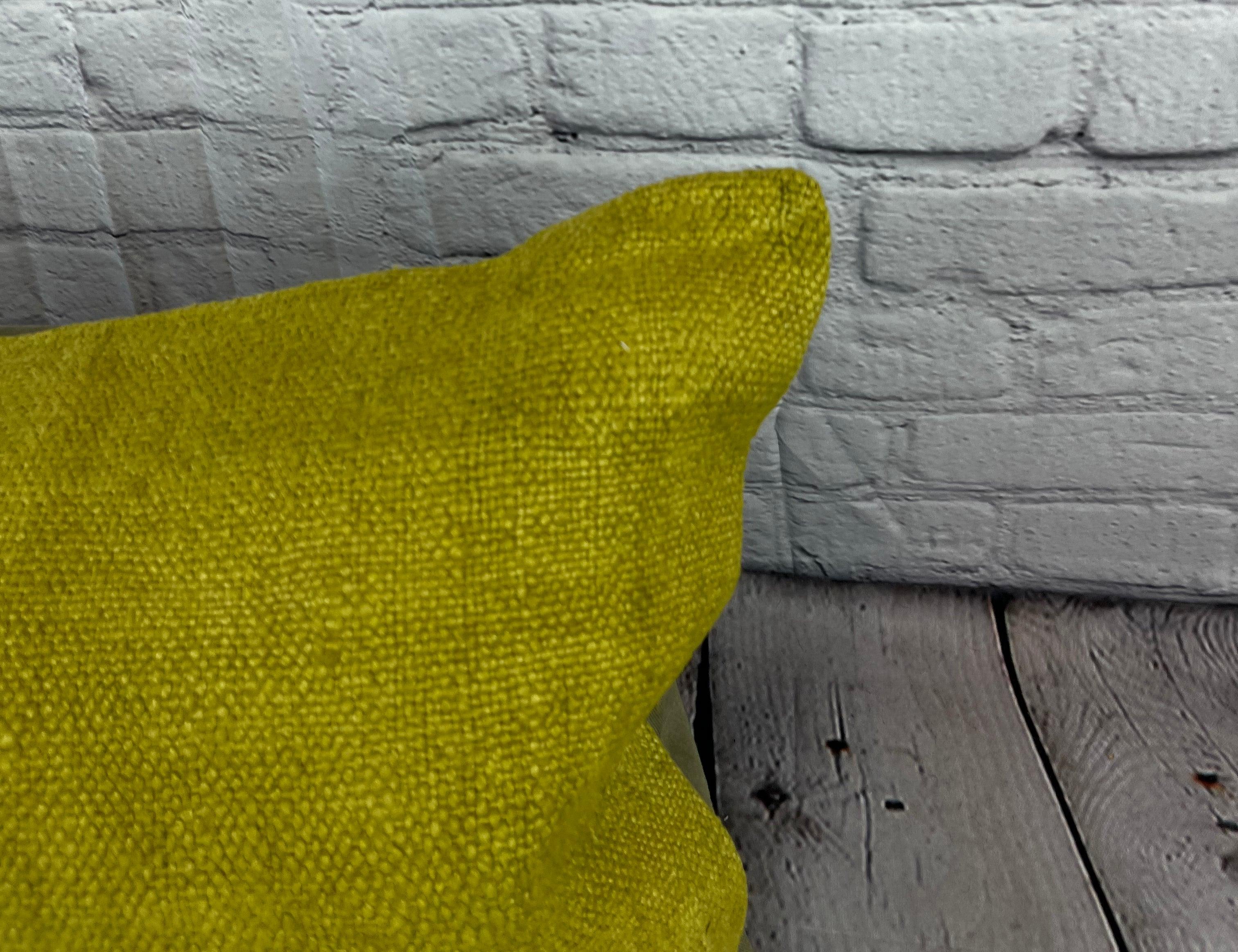 Turco 16 x 24 Cuscino in canapa Cuscino turco Greene & Greene naturale Copricuscino #6385 in vendita