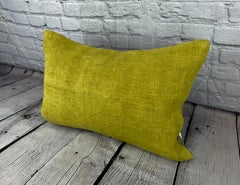 16 x 24 Hemp Pillow Turkish Cushion Natural Green Pillow Cushion Cover #6388