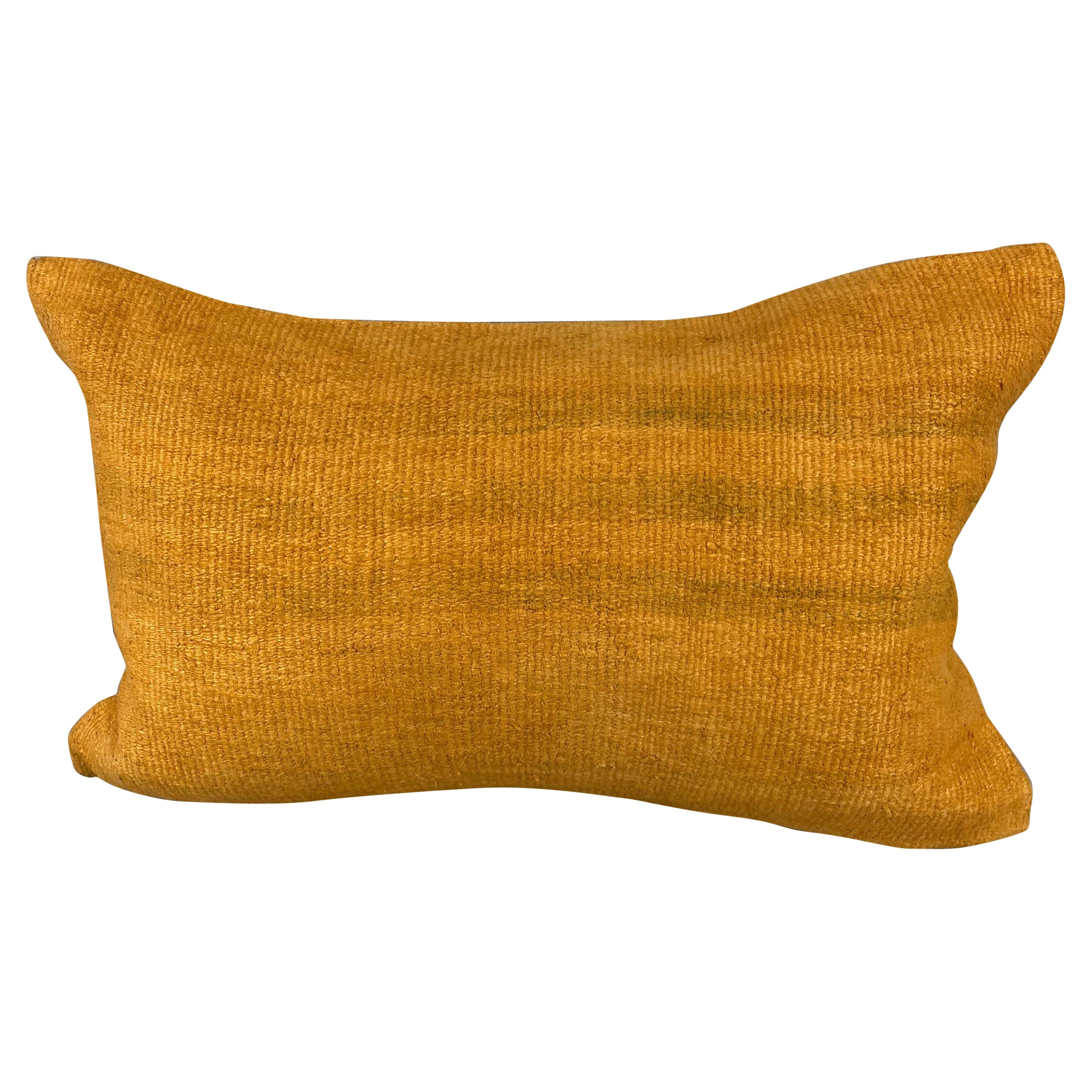 16 x 24 Hemp Pillow Turkish Cushion Natural Orange Pillow Cushion Cover #6264
