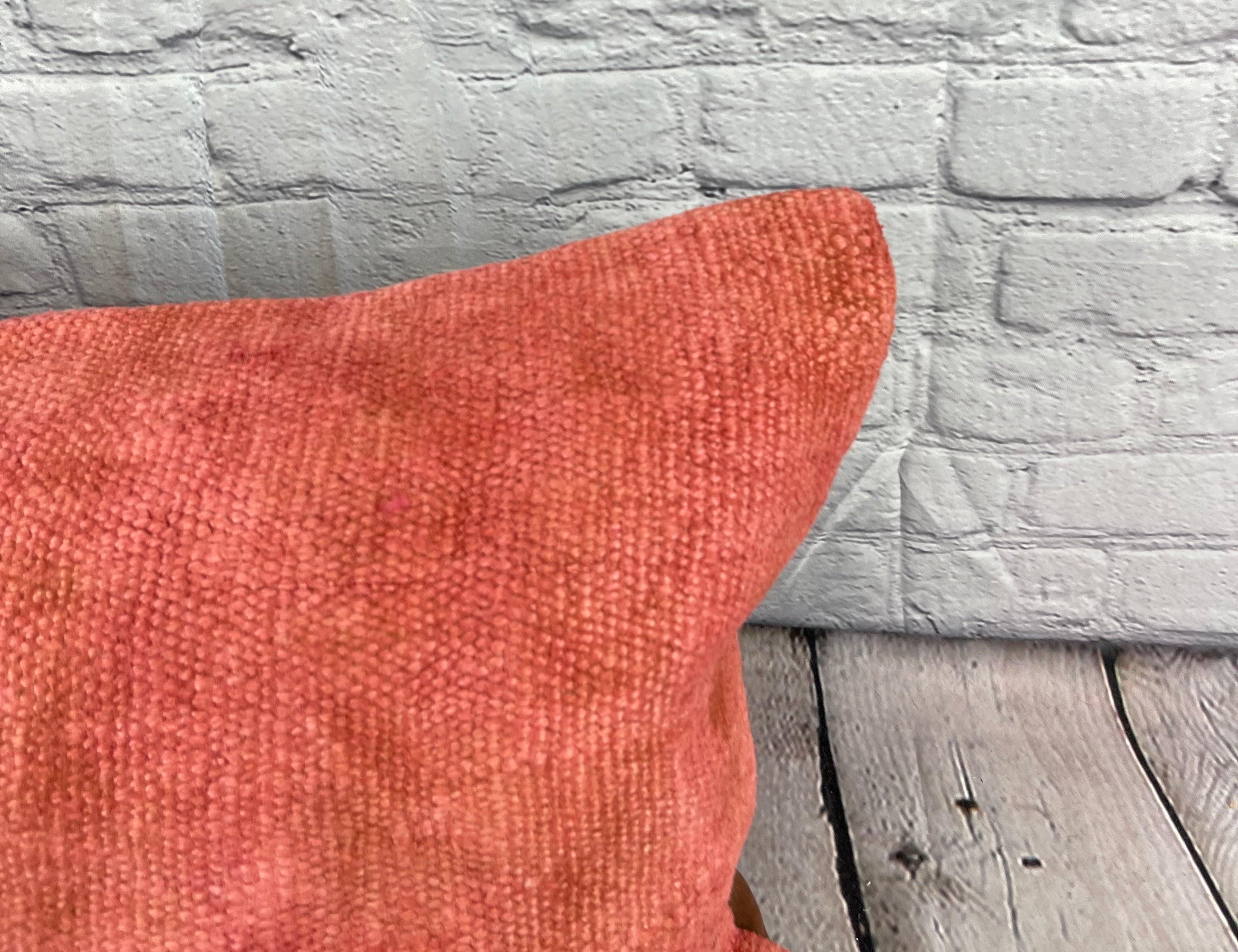 16 x 24 Cojín de cáñamo Cojín turco Cojín natural rojo Funda de cojín #6001 Turco en venta