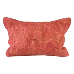 16 x 24 Hemp Pillow Turkish Cushion Natural Red Pillow Cushion Cover #6001