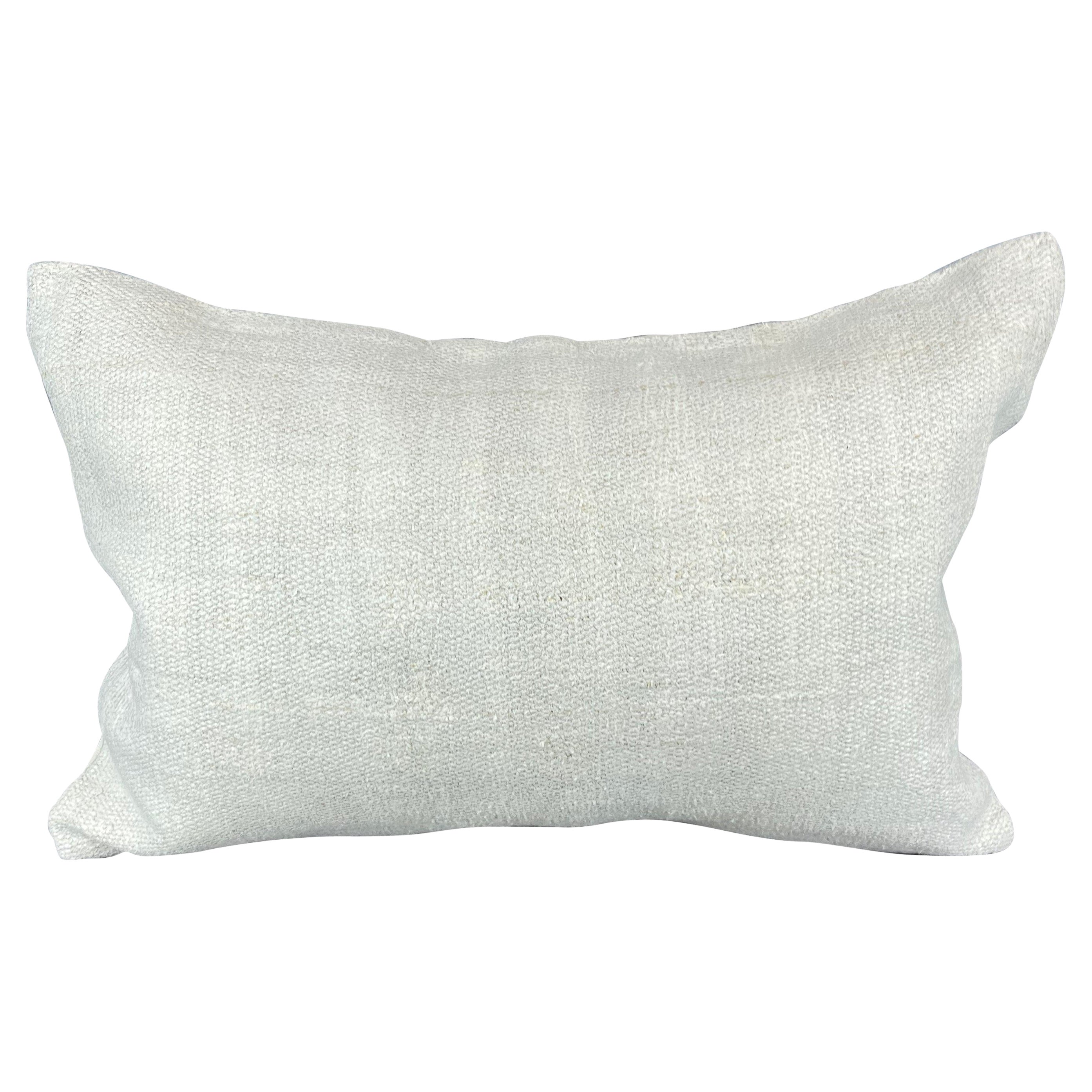 16 x 24 Almohada de cáñamo Cojín turco Cojín blanco natural Funda de cojín #6075
