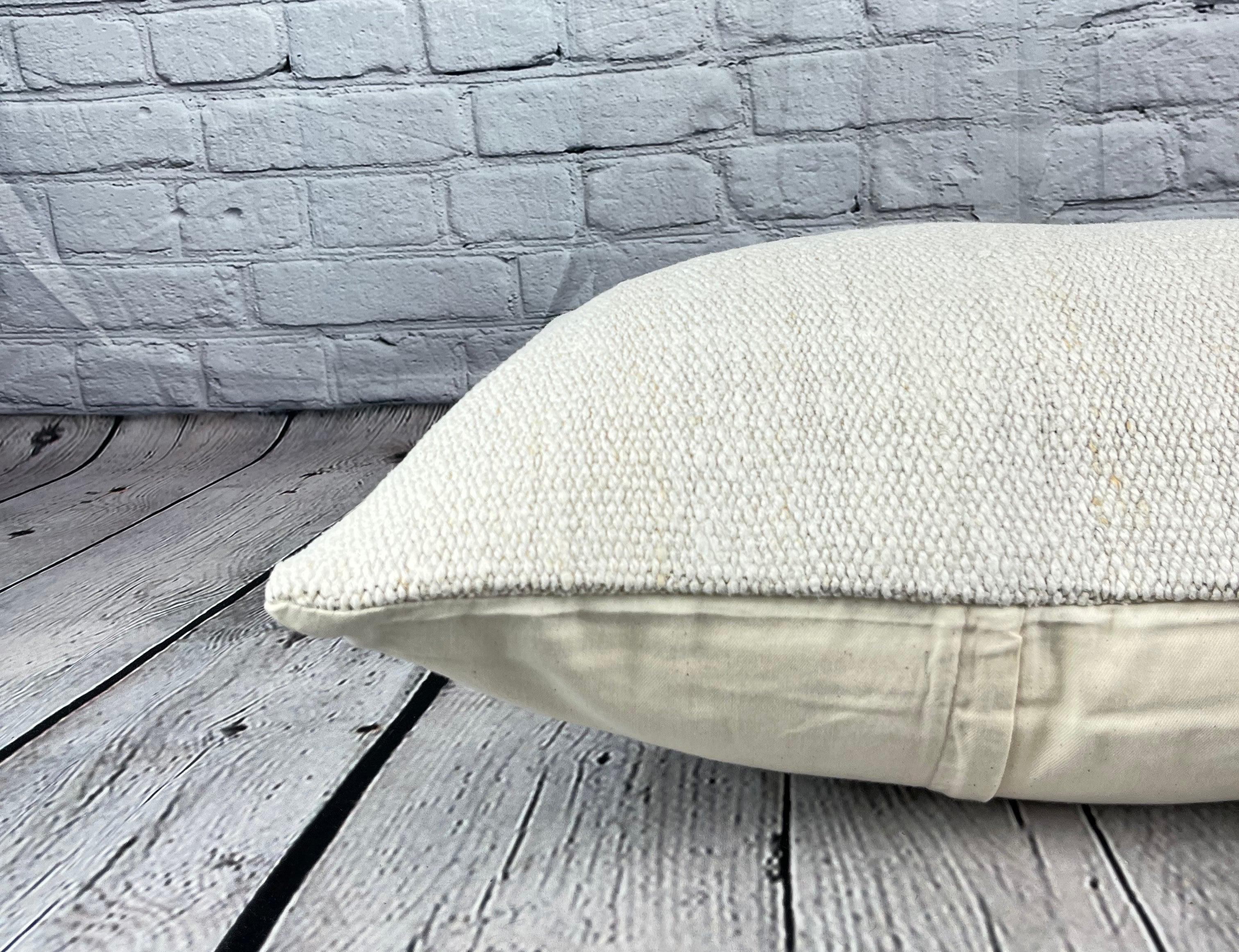 16 x 24 Cuscino in Canapa Cuscino Turco Nature Bianco Cuscino Copricuscino #6083 In condizioni Nuovo in vendita a Houston, TX