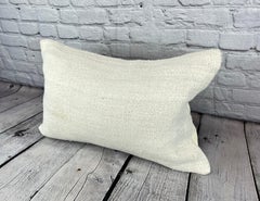 16 x 24 Hemp Pillow Turkish Cushion Natural White Pillow Cushion Cover #6084