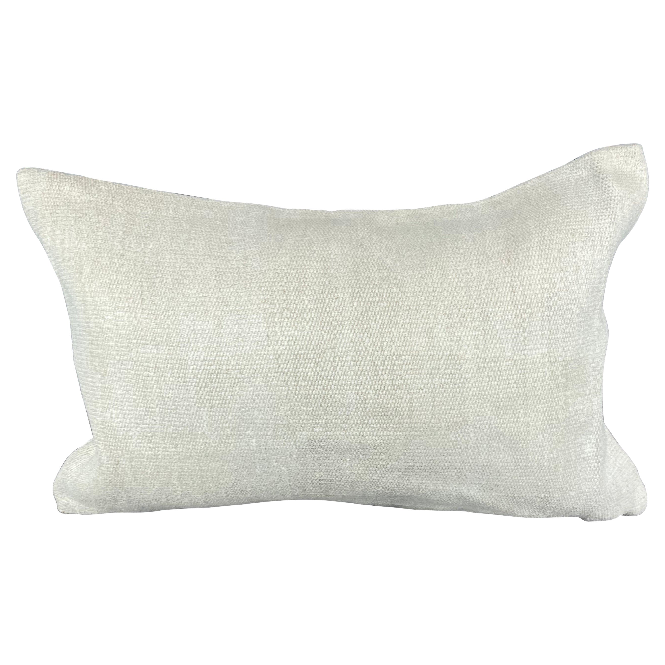 16 x 24 Almohada de cáñamo Cojín turco Cojín blanco natural Funda de cojín #6090