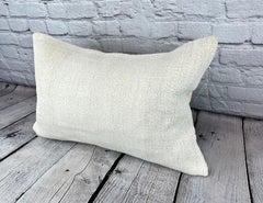 16 x 24 Hemp Pillow Turkish Cushion Natural White Pillow Cushion Cover #6093