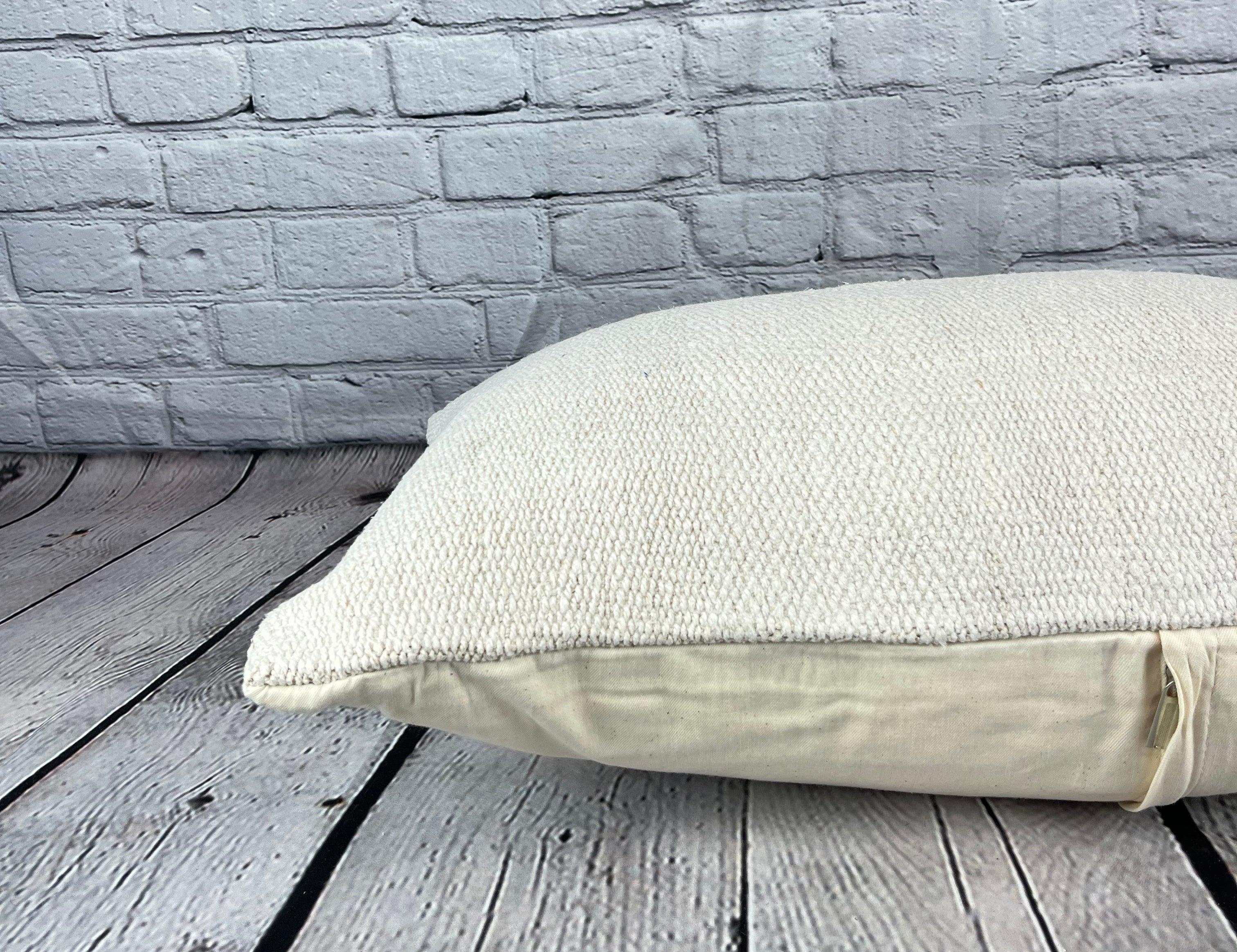 16 x 24 Hemp Kissen Türkisches Kissen mit natürlichem weißem Kissen-Kissenbezug #6093 im Zustand „Neu“ im Angebot in Houston, TX