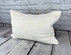 16 x 24 Hemp Pillow Turkish Cushion Natural White Pillow Cushion Cover #6094