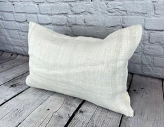 16 x 24 Hemp Pillow Turkish Cushion Natural White Pillow Cushion Cover #6096