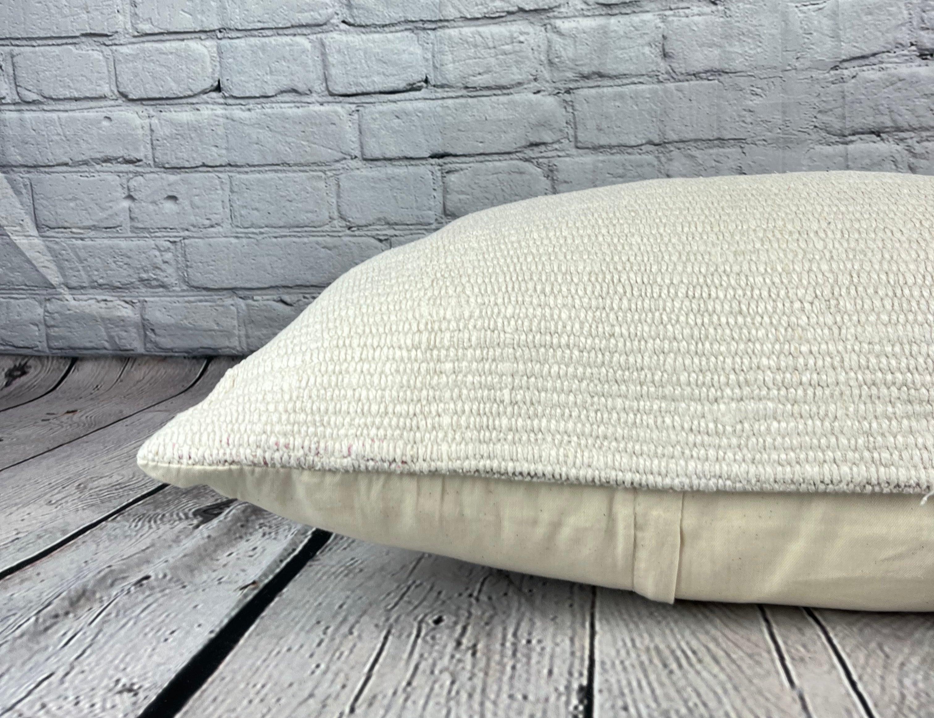 16 x 24 Cuscino in Canapa Cuscino Turco Nature Bianco Cuscino Copricuscino #6097 In condizioni Nuovo in vendita a Houston, TX