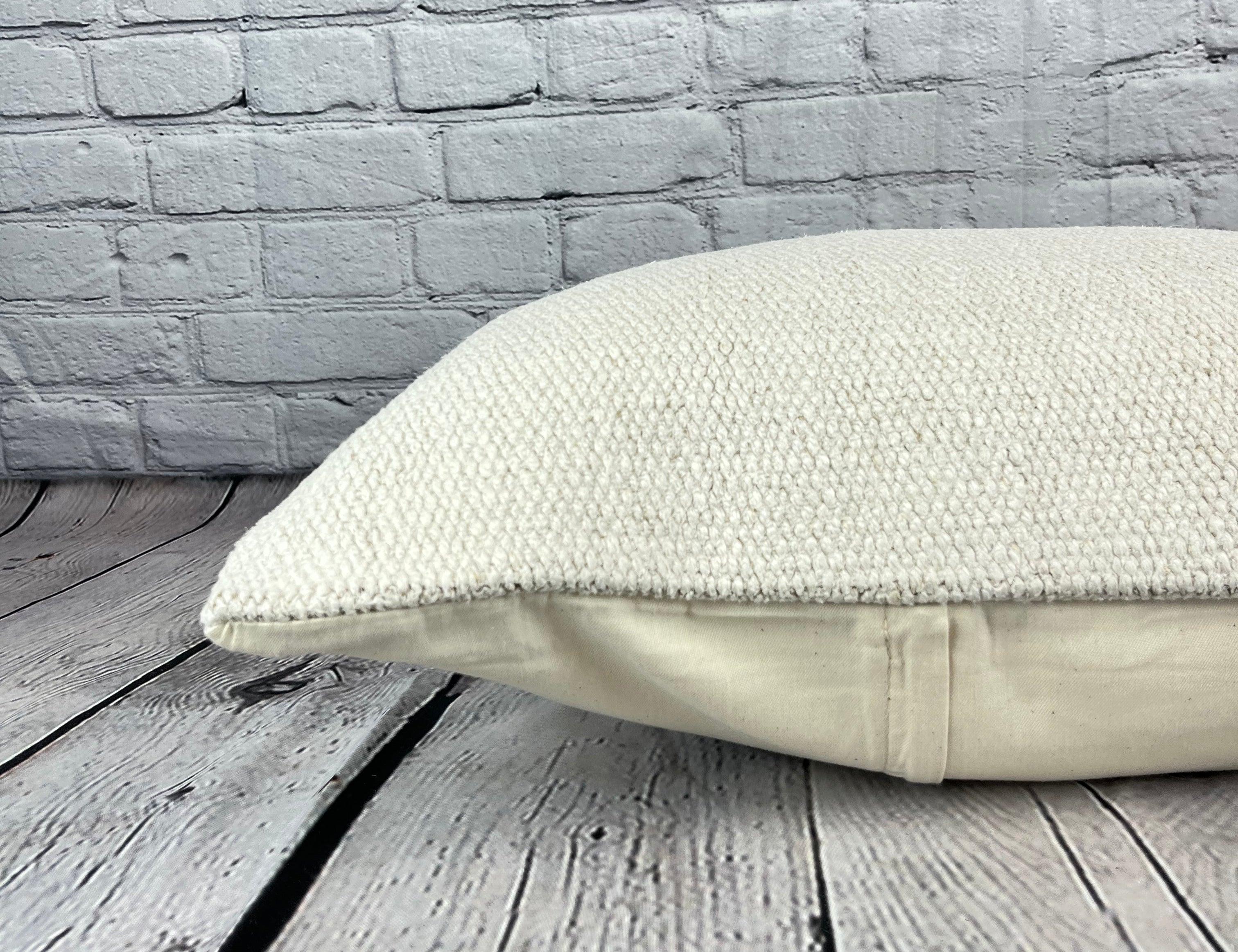 16 x 24 Cuscino in Canapa Cuscino Turco Nature Bianco Cuscino Copricuscino #6105 In condizioni Nuovo in vendita a Houston, TX
